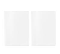 FOMIYES Plastique Porte-Cartes de Crédit 2 Pièces, 10 Pages | Organisation Fine du Portefeuille, 20 Emplacements et 10 Emplacements, pour Cartes et Voyages Quotidiens