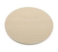 FOMIYES Plateau de Table Rond en Bois Massif 30 Cm Dessus de Table Épais Rustique Beige Plateau de Remplacement ou Salle à Manger Comptoir Circulaire Facile à Nettoyer Usage Polyvalent