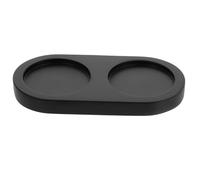 FOMIYES Plateau en Bois pour Bouteille, Base Encastrée | Bois , Diamètre Intérieur 2,3 Pouces, Surface Lisse, Rangement Compact, Protection du Plan de Travail