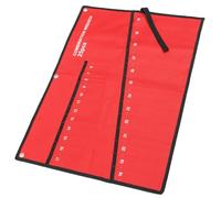 FOMIYES Pochette de Rangement Outils Enroulable en Toile Oxford 25 Slots pour Électricien et Travailleurs du Bâtiment
