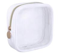 FOMIYES Pochette Maquillage Mini Transparent avec Fermeture Éclair Organisateur De Cosmétiques De Voyage à Toilettes Pratique Et pour Voyages Et Courts Séjours