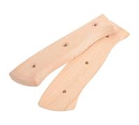 FOMIYES Poignée de Coupe Antidérapante en Bois Ergonomique, Manche de Rechange pour Couteau Cuisine, Fourniture la Cuisine pour Coupe-Légumes et Trancheuse