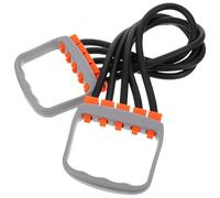 FOMIYES Poignée de Sangle de Résistance Noire Bande de Résistance Longue en Matériau Élastique Corde d'Entraînement Multifonction pour Musculation Bras et Fitness à Domicile Accessoire