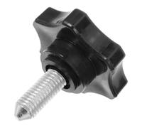 FOMIYES Poignée de Serrage Bouton de Boulon du Hachoir à Viande Tête du Hachoir à Viande 7x5,5x5,5cm Plastique et Alliage d’Aluminium Noir pour Machine de Broyage de Cuisine