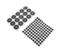 FOMIYES Points Marqueurs Noirs pour Billard 2 Pcs, Pastilles Autocollantes Rondes Adhésives pour Table Billard Américain, Snooker et Pyramide, Accessoires Solide pour Repérage Précis