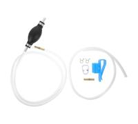 FOMIYES Pompe à Siphon Manuelle pour Carburant 3M Kit de Transfert Essence et Fioul Tuyau PVC Pompe à Siphon à Main Légère et Anti-Retour Adaptée pour Voitures et Motos Transfert