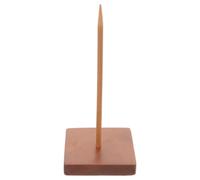 FOMIYES Porte-Billets en Bois Massif Épingle Longue, Porte-Reçus pour Restaurant et Salon de Thé, Organiseur de Tickets de Caisse, Porte-Menu en Noyer