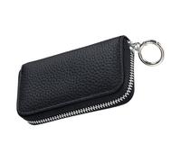 FOMIYES Porte-clés Cuir Résistant avec Boucle Métallique Étui Multi-Fonction pour Clés de Voiture Pochette Organiseur Compacte et Facile à Transporter Housse Anti-saleté et Nettoyage