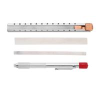 FOMIYES Porte-Crayon en Stéatite Naturelle Recharge Marqueur Plat pour Marquage Précis sur Acier et Métal Stylo pour Soudure Outil Solide et Polyvalent pour Usage Professionnel et