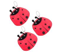 FOMIYES Porte- en Peluche Adorable Lot de 3 Petit Paquet à Clés Design Minimaliste pour Usage