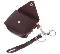 FOMIYES Porte-Monnaie pour Filles Petit avec Fermoir Mousqueton Chaînette pour Sac et Porte-clés Pochette Portefeuille Joli Cuir PU
