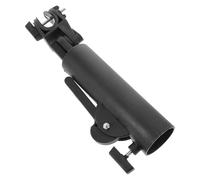 FOMIYES Porte-Parapluie de Golf Réglable en ABS Noir Support pour Chariot de Golf Double Verrouillage Accessoire Léger et Solide