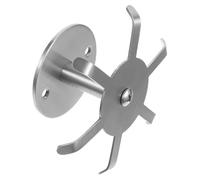 FOMIYES Porte-Ustensiles Suspendu Rotatif en Acier Inoxydable 304, 6 Crochets Perforés pour Rangement d'Ustensiles les Armoires Cuisine, Adapté Cuisine Professionnelle