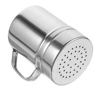 FOMIYES Pot à Épices Inox avec Poignée, Saupoudreuse Multifonction 6,8 X 9,5 Cm, Distributeur de Poudre pour Cacao, Farine et Épices, Ustensile la Cuisine Pratique pour Pâtisserie