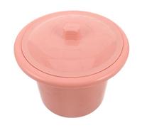 FOMIYES Pot de Chambre Adulte Portable en Plastique Rose avec Couvercle Anti-Odeurs Bassin de Lit pour Adultes avec Grosse Capacité et Poignée Ergonomique Urinoir Unisexe Réutilisable