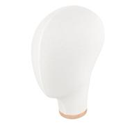 FOMIYES Présentoir Tête Mannequin pour Casquettes et Perruques Support et Adapté à Chapeaux Lunettes Écharpes et Bijoux Modèle sans Base