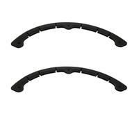 FOMIYES Protège- Anti-Collision et Anti-Rayures en Caoutchouc 2pcs Design à Trois Trous pour Snowboard Accessoire Transport et Débutants