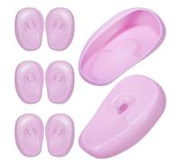FOMIYES Protège-Oreilles Étanches Silicone 4 Paires Réutilisables Protection Auditive Chaleur et Ciseaux pour Soins Capillaires en Salon et Domicile