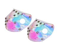 FOMIYES Protège-Orteils en PVC Épais pour Patins à roulettes, Housse de Protection Résistante à l'usure, Couverture Anti-frottement pour Chaussures de Roller Garçon et Filles, Accessoire