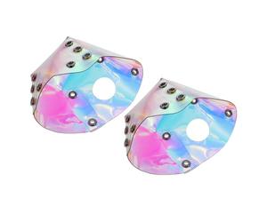 FOMIYES Protège-Orteils en PVC Épais pour Patins à roulettes, Housse de Protection Résistante à l'usure, Couverture Anti-frottement pour Chaussures de Roller Garçon et Filles, Accessoire