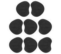 FOMIYES Protège-talons Adhésifs Anti-glisse pour Chaussures Larges, Coussinets de Talon Confortables, Lot de 4 Paires Noir, Semelles Antidérapantes pour Baskets et Chaussures Plates,