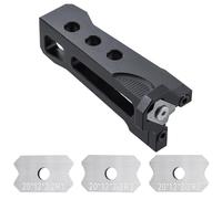 FOMIYES Rabot à Main Manuel 4 Pièces pour Travail du Bois, Raboteuse à Bois Lames Multiples, Outil à Main pour Chanfreiner et Lisser, Kit de Finition des Chants pour Menuiserie