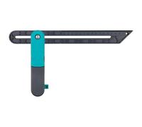 FOMIYES Rapporteur D'angle Verrouillable en Métal 1 Pièce, Règle Pliable Grand Format pour Menuiserie et Rénovation, Outil de Mesure Précis pour Coupe et Installation, Travail du Bois