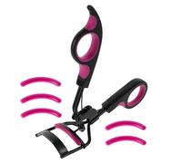 FOMIYES Recourbe Cils Compact de Voyage avec Coussinets Silicone de Rechange Design Ergonomique Confortable Adapté à Toutes Formes Yeux Set Portable Pratique