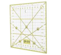 FOMIYES Règle Carrée Patchwork Quadrillée 15X15 CM Plastique Transparent pour Couture Précise et Modèles de Quilting Outils de Couture