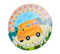 FOMIYES Règle D'addition Soustraction en Bois Portable pour Garçon et Filles, Matériel Pédagogique de Mathématiques, Outil Éducatif 20 Chiffres, Éducatif Mathématique Compact et Léger