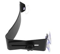 FOMIYES Repose-pieds Réglable pour Guitare Classique et Électrique Ventouse Antidérapante, Support Jambe Ergonomique Noir, Accessoire Guitare pour Jeu Confortable et Soulagement Dorsal