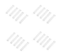 FOMIYES Ressorts de Compression en Acier Inoxydable 04 X 4 X 20 MM Lot de 20 Pièces Accessoires pour Stylos à Bille à Encre Liquide Compatibles Recharges Usage Bureau et Scolaire