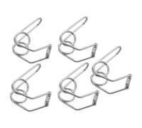 FOMIYES Ressorts en Fil D'acier pour eau de Trompette, Kit de Réparation 5 Pièces, Pièces de Rechange Nickelées Solide, Accessoire Compatible pour Orchestres et Pratique Musicale