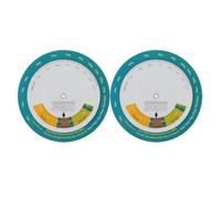 FOMIYES Roue Imc Lot de 2, Outil de Suivi Poids Corporel Mural, Calculateur Précis de L'indice de Masse Corporelle, Appareil de Gestion Santé pour Maison et Salle de Sport, Calculateur