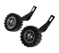 FOMIYES Roue pour Vélo 16 Pouces Paire de Petites Roues Stabilisatrices Universelles Silencieuses Noires pour Garçon et Filles Accessoires Vélo Garçon Fille Kit D’entraînement