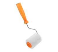 FOMIYES Rouleau Autonivelant à Pointes 13 Mm 4 Pouces, Rouleau Antimousse pour Sols en Ciment, Outil Manuel pour Peinture de Sol, Fournitures Anti-bulles pour Ragréage et Égalisation