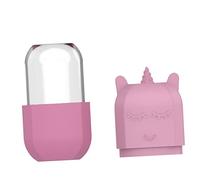 FOMIYES Rouleau de Glace Visage Mini Licorne en Silicone Portable pour Massage Cutané et Réparation Rougeurs Soleil, Appareil Soin Visage pour Femmes