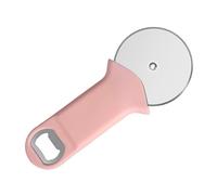 FOMIYES Roulette à Pizza en Acier Inoxydable Polyvalente Ouvre-bouteille, Coupe-pâte Roue, Manche Ergonomique Rose, Outil de Découpe Pratique pour Pizzas et Pâtisseries, Ustensile