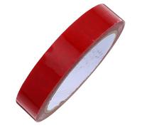 FOMIYES Ruban de Sécurité Inviolable Rouge en PET avec Distributeur, Ruban Adhésif de Sécurité pour Stockage et Emballage, Protection Anti-falsification et Marque Visible