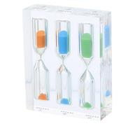 FOMIYES Sablier Minuteur Cuisine 3 4 Et 5 Minutes Verre Acrylique Transparent Minuterie PréCise pour Cuisson Jeux Et ÉTudes