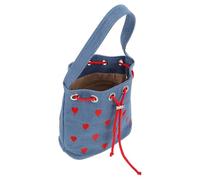 FOMIYES Sac à Main Love à Cordon Sac à Main Joli Coffre De Dessin Animé Pochette Petite Fille Bourse Drôle Mini-Portefeuille Mini-Sac Fourre-Tout Pochette Mignonne Ciel Bleu Chiffon