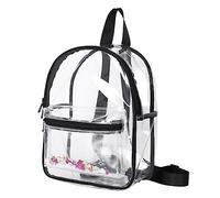 FOMIYES Sac à Transparent PVC Étanche pour Étudiants et Festivals Design Moderne pour Collège et Événements