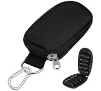 FOMIYES Sac De Transport pour Huiles Essentielles Portable avec Poignée Étui Rigide Compartiments pour Bouteilles De Protection avec Fermeture Éclair Rangement Pratique pour Voyage Et Usag