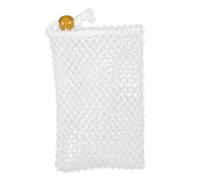 FOMIYES Sachet à Savon Filet avec Cordon de Serrage pour Mousser le Savon Sac de Rangement pour Artisanal et Produits Nettoyants