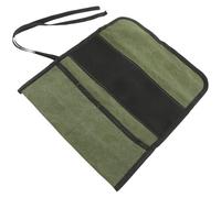 FOMIYES Sacoche à Outils Enroulable en Toile Résistante, Organiseur de Rangement Multi-Usage pour Outils de Menuiserie, Pochette Pliable Compacte pour Mécanicien et Bricolage, Transport