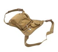 FOMIYES Sacoche de Cuisse Militaire Imperméable en Tissu Oxford, Légère et Multifonctionnelle, Taille Ajustable, pour Randonnée, Vélo, Camping et Activités Outdoor, 1 Pièce Couleur Boue