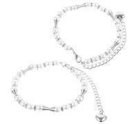FOMIYES Sangles pour Chaussures en Perles Lacets Anti-Desserrage pour Talons Amovibles et Confortables Accessoire Mode pour Femmes Installation Facile