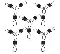 FOMIYES Sangles Tactiques Élastiques 15 Pcs pour Paquet à Dos Fixations Résistantes pour Équipement Outdoor Organiseur Ajustable pour Camping et Survie