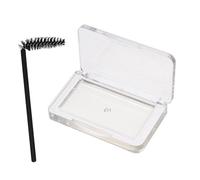 FOMIYES Savonnette Coiffant pour Sourcils Transparent en Acrylique 1 Set pour Fixation Naturelle et Confortable Toute la Journée