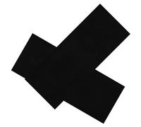 FOMIYES Semelles Antidérapantes en Silicone 27X10 CM Talonnettes Noires Ondulées Résistantes à L’Usure Semelles de Réparation Silencieuses pour Chaussures Protection Solide et Découpe